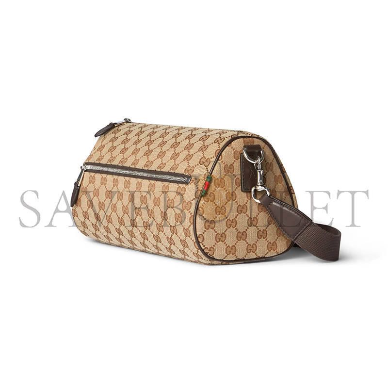 G*u*i gg canvas small cylinder bag ‎‎834455 (30*16*16cm)